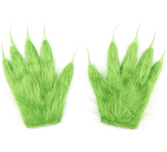 Green Christmas Grumpy Elf Gloves