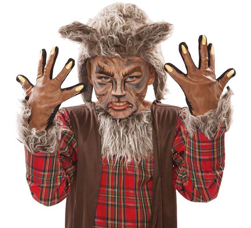 Guantes de Hombre Lobo para niños