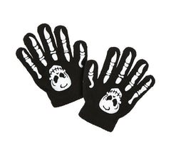 Children's Bone Gloves with Skull