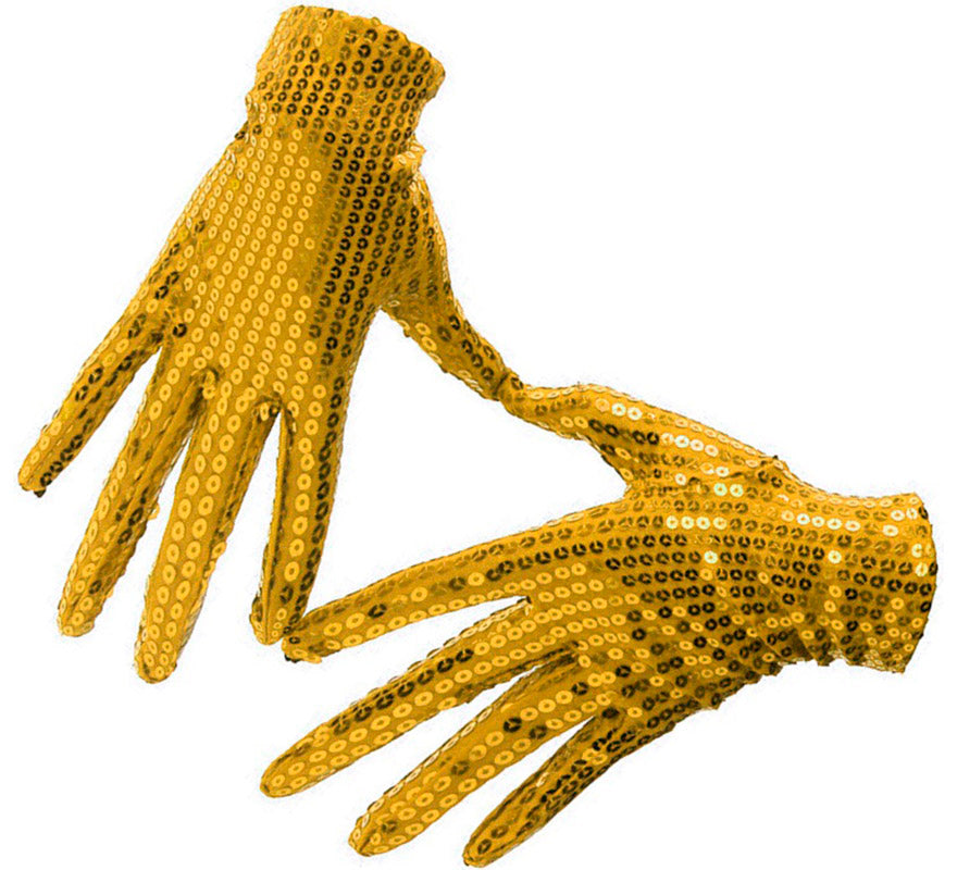 Guantes de Lentejuelas para adultos en varios colores