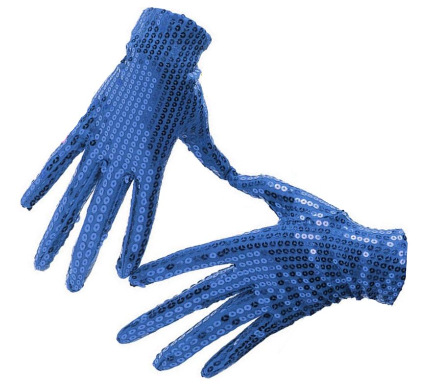 Guantes de Lentejuelas para adultos en varios colores