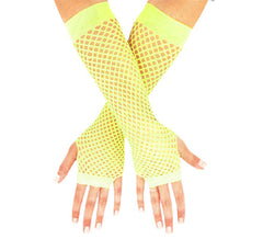 Long Fishnet Gloves 27 cm in assorted colours