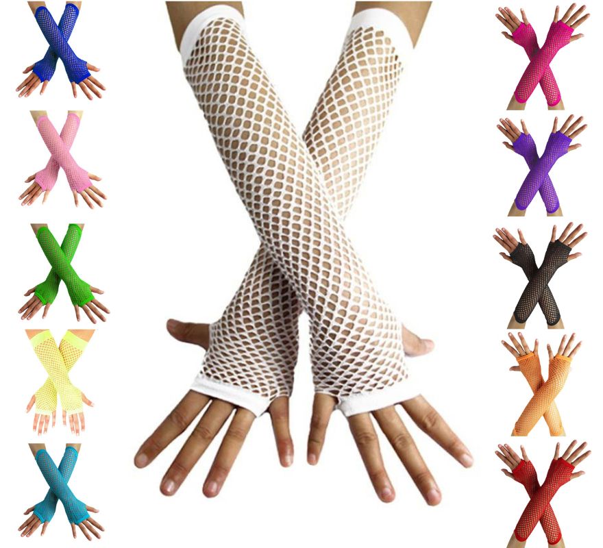 Guantes de Red Largos de 27 cm en varios colores