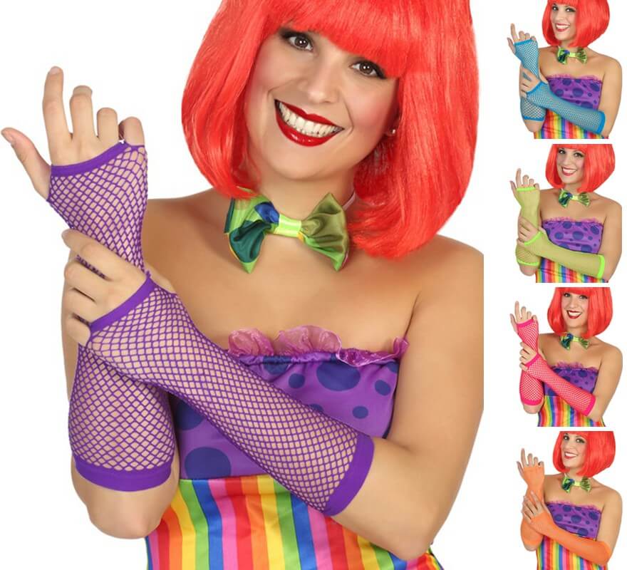 Guantes de Rejilla Largos en 5 colores