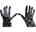 Guantes de Reptil escamas oscuros adulto
