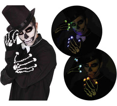 Skeleton Gloves with Light