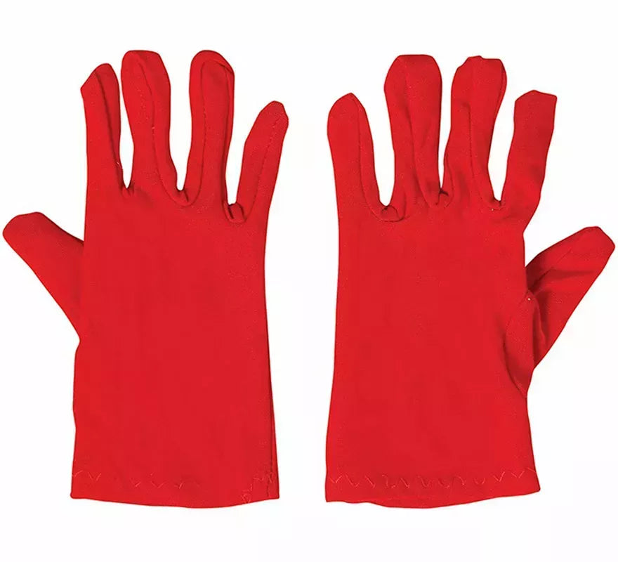 Guantes infantiles rojos