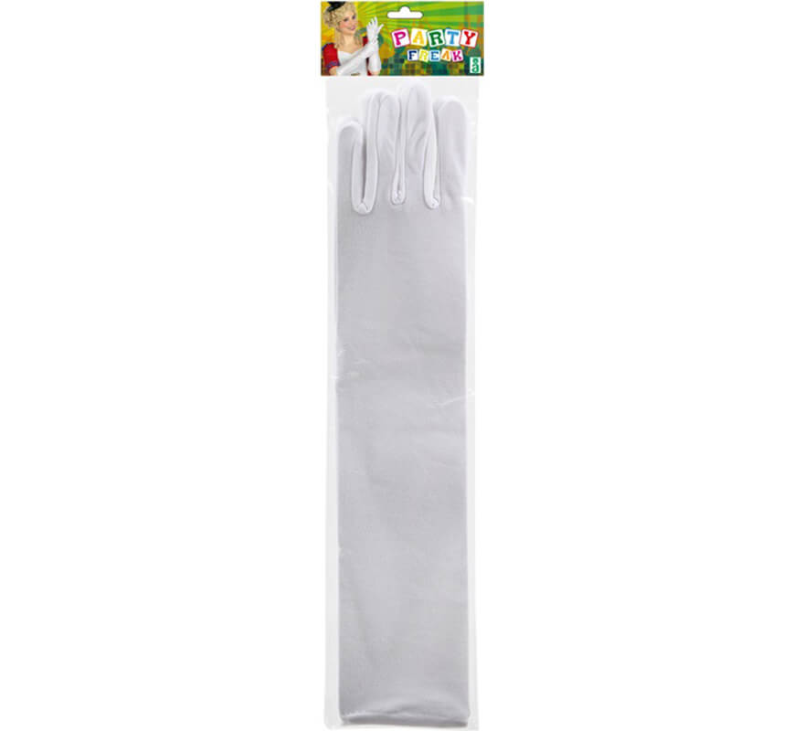 Guantes largos Blancos 40 cm