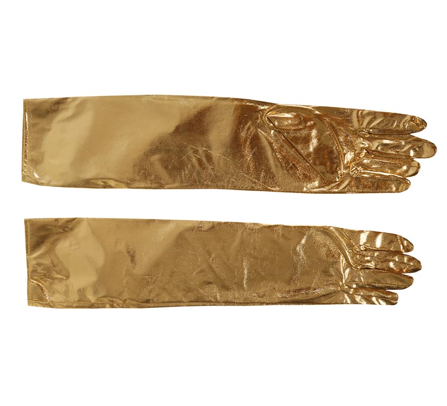 Translation missing: en.Guantes Largos color oro 44 cm