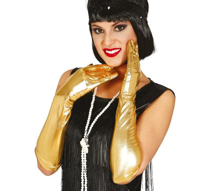 Guantes Largos color oro 44 cm