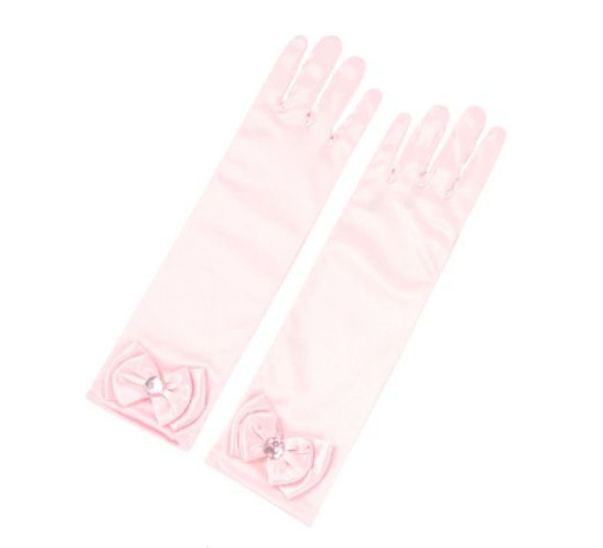 Guantes Largos con Lazo infantiles en varios colores