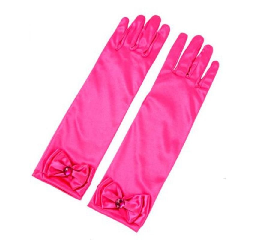 Guantes Largos con Lazo infantiles en varios colores