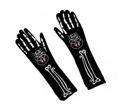 Long Gloves of Catrina bones