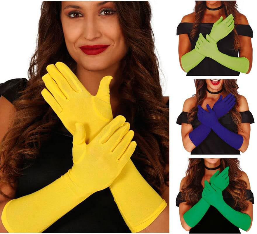 Guantes Largos en varios colores de 42 cm