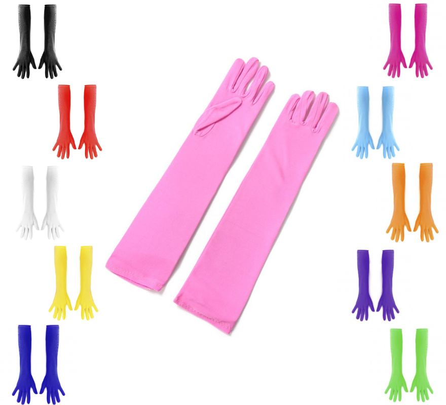 Guantes Largos para adultos de 40 cm en varios colores
