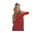 Guantes largos rojos de 45 cm