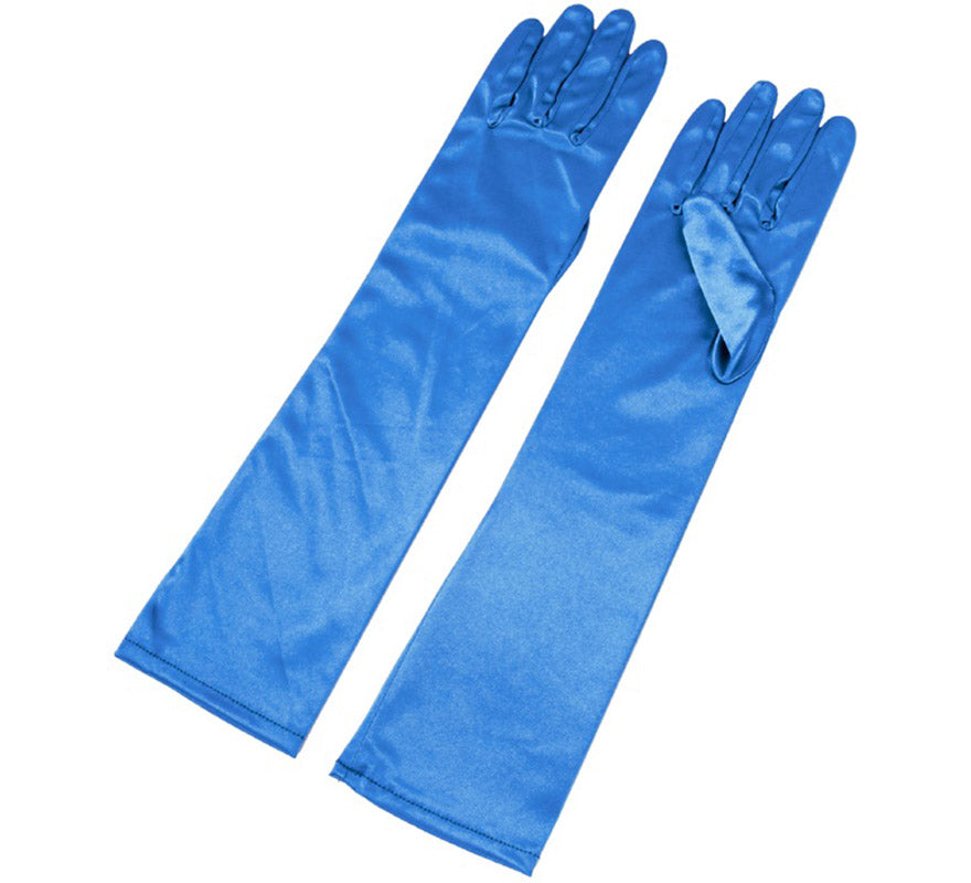 Guantes Largos Satén para adultos en varios colores