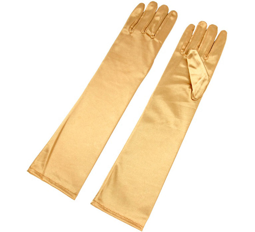 Guantes Largos Satén para adultos en varios colores