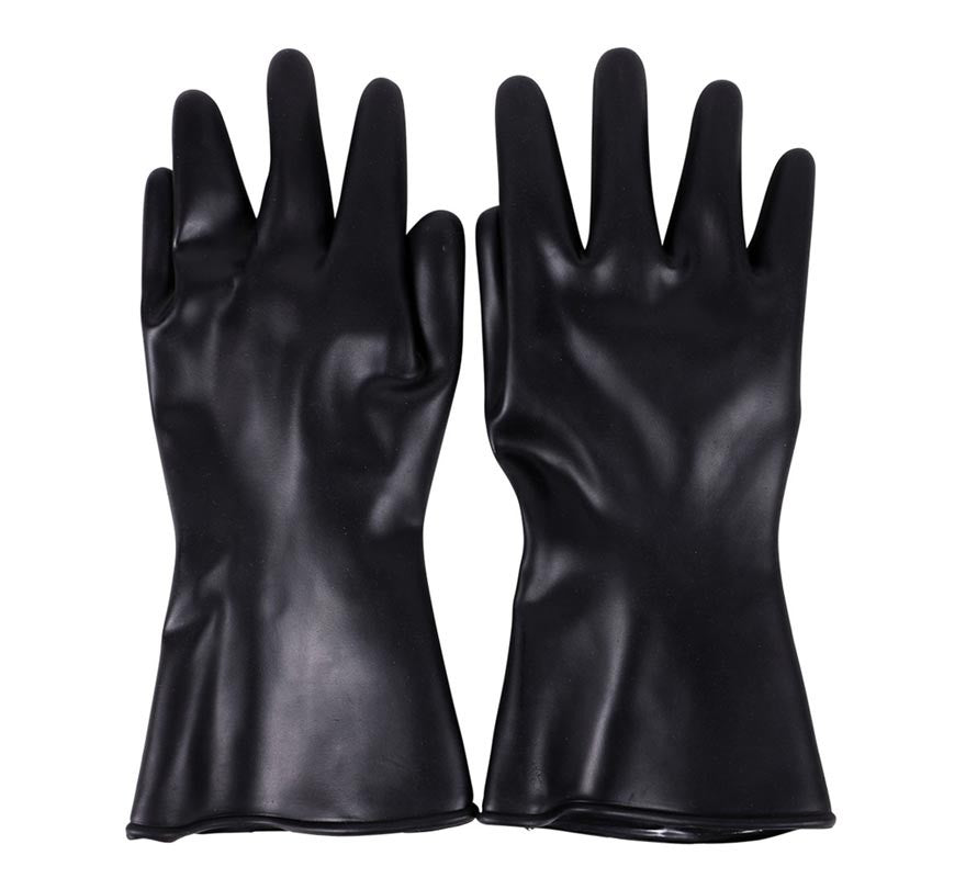 Translation missing: en.Guantes Negros Pvc de 33,5X14 cm