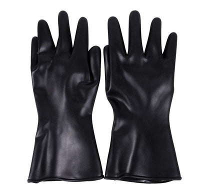 Guantes Negros Pvc de 33,5X14 cm