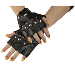Biker Fingerless Gloves