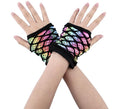 Guantes sin Dedos de Red corto Arco iris