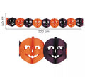 Guirnalda Calabazas de 22 x 300 cm. para Halloween