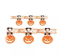 8ft Evil Pumpkin Hanging Garland