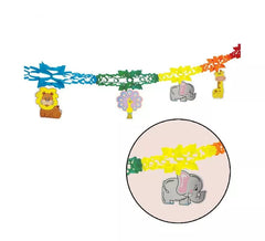 Garland with fantasy animals 14 cm x 2 m.