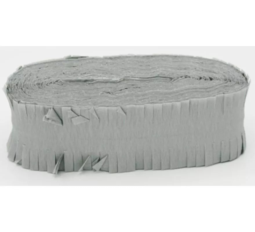 Guirnalda Crepé color Plata de 24 m
