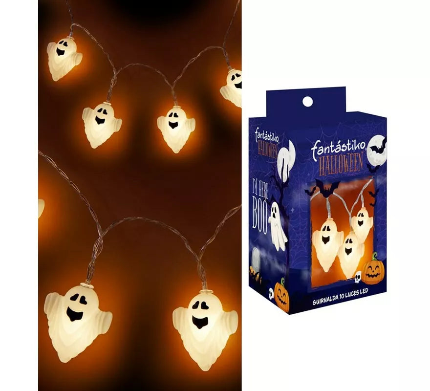 Translation missing: en.Guirnalda de 10 Fantasmas iluminación LED de 150 cm