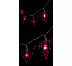 Garland of 10 Bats with 150 cm LED Lighting