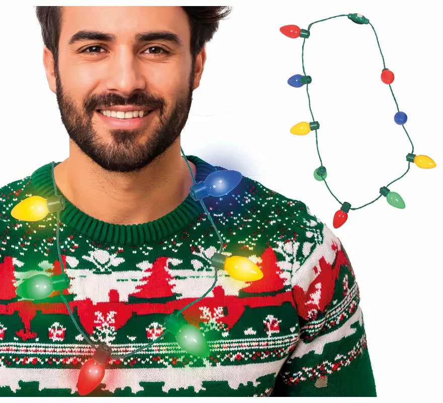 Guirnalda de 13 Leds multicolor a pilas circular