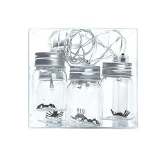 Garland of Spiders in Jars with Light of 1.5 meters