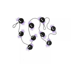 180 cm black spider garland