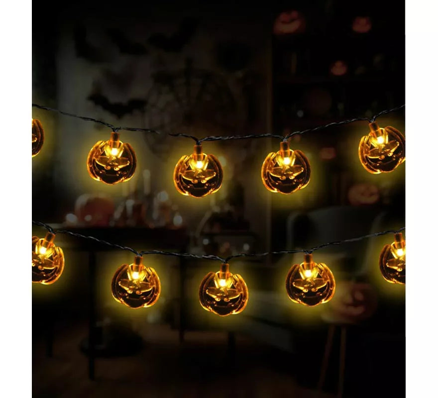 Translation missing: en.Guirnalda de Calabazas con luz de 1,20 m