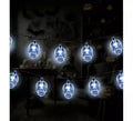 Guirnalda de Calaveras con luz de 1,20 m