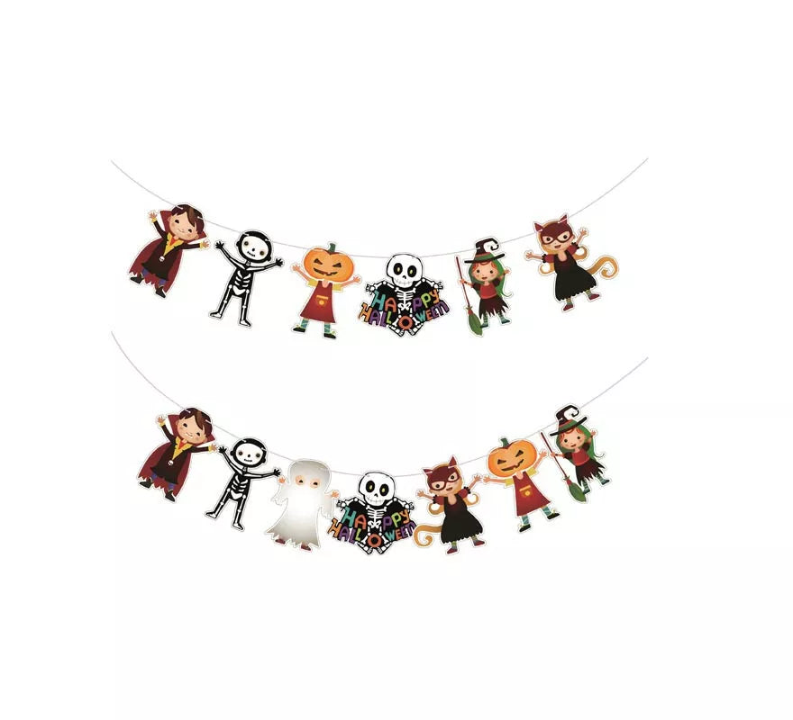 Translation missing: en.Guirnalda de Caricaturas Halloween de 3 m