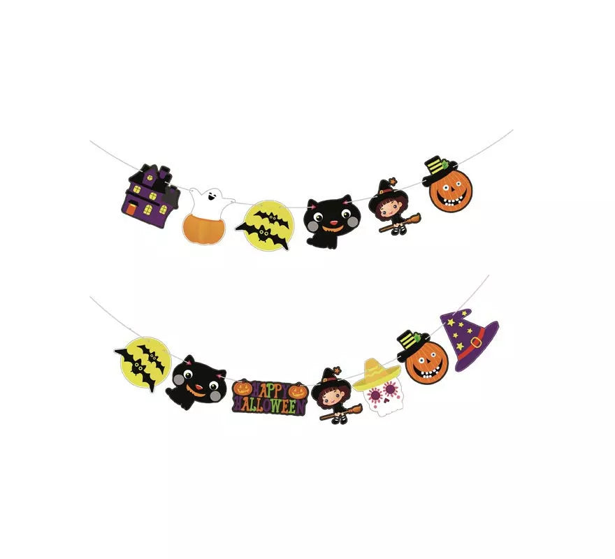 Translation missing: en.Guirnalda de Caricaturas niños Halloween de3 m