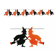 Fantasy garland with witches 23 x 300 cm