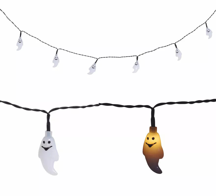 Guirnalda de Fantasmas a Pilas de Led 10