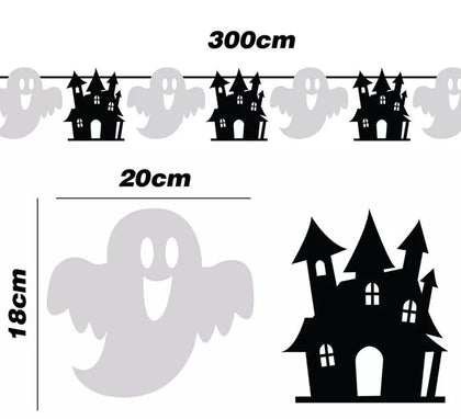 Guirnalda de Fantasmas y Castillos