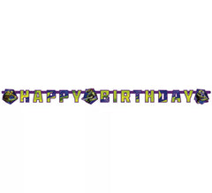 Guirnalda de Happy Birthday de las Tortugas Ninja Mutantes