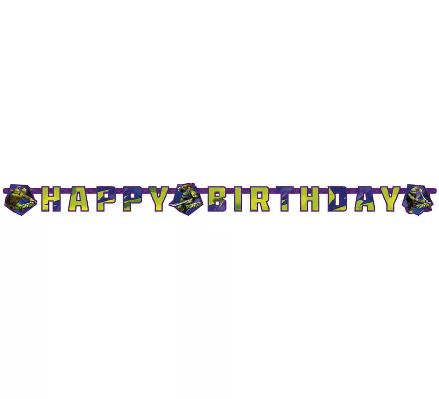 Translation missing: en.Guirnalda de Happy Birthday de las Tortugas Ninja Mutantes