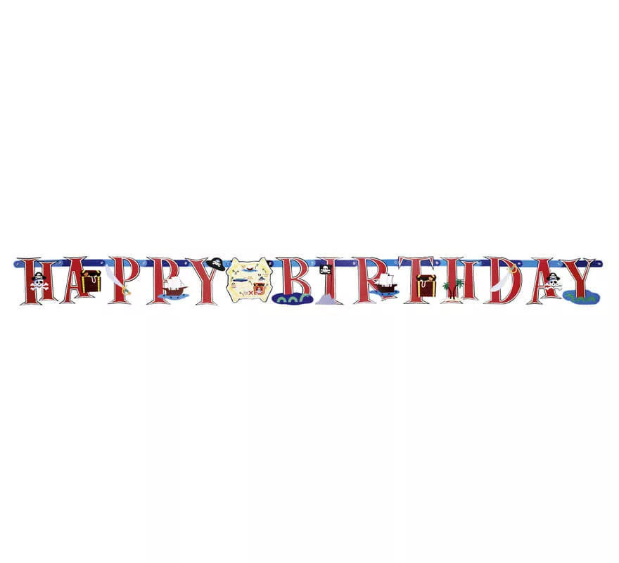 Translation missing: en.Guirnalda de Happy Birthday del Tesoro Pirata
