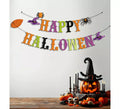 Guirnalda de Happy Halloween araña y bruja de 3 m