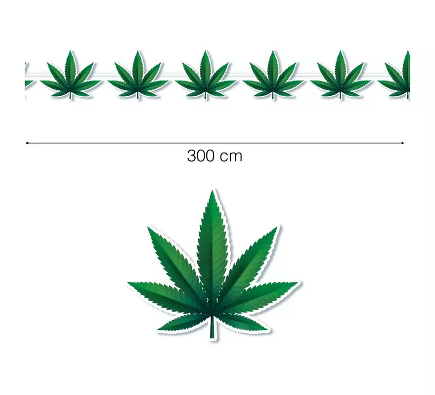 Guirnalda de Marihuana de 300 cm