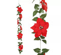 Guirnalda de Poinsettia Grande 200 cm