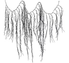 Halloween Creepy Roots Garland 180 cm