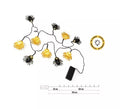Guirnalda de Spiders Led de 150 cm